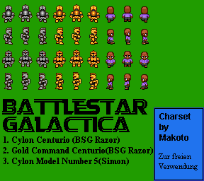 Battlestar Galactica Chars